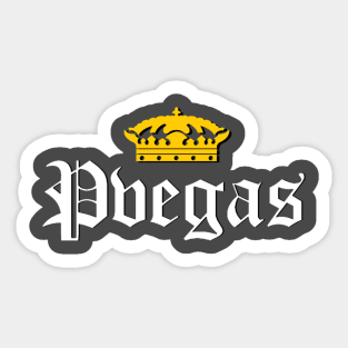 Pvegas Corona Sticker